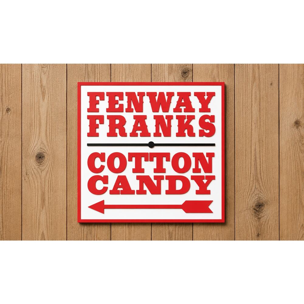 Fenway Franks Sign Boston Massachusetts Baseball Red Sox Cotton Candy